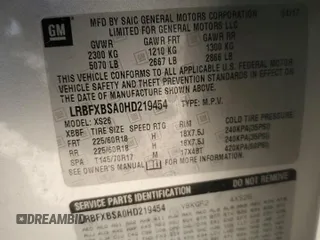 2017 Buick Envision Essence with VIN LRBFXBSA0HD219454, listed as a Copart auction lot 42756735 with 140,495 mi miles and Salvage Title. Bid and sale history available at carsss.com. Image 13.