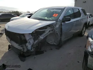 2020 Chevrolet Traverse LS with VIN 1GNEVFKW8LJ283734, listed as a Copart auction lot 42794435 with 111,482 mi miles and Salvage Title. Bid and sale history available at carsss.com. Image 1.