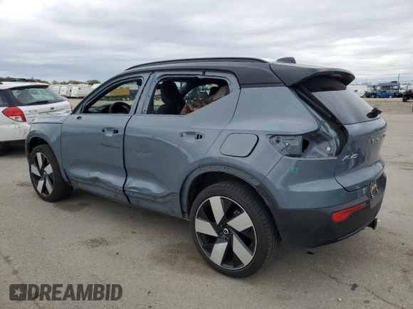 2023 Volvo XC40 Ultimate с VIN YV4ED3UM8P2961627, выставлен на аукционе Copart как лот 55118625 с пробегом 17 059 миль миль и Списание • Salvage title. История ставок и продаж доступна на DreamBid. Изображение 2.