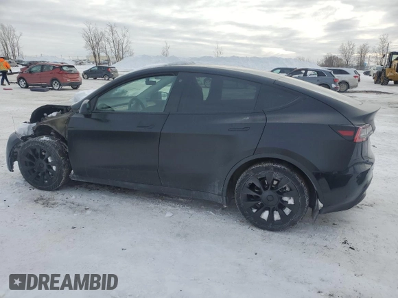 2021 Tesla Model Y Standard Range z VIN 5YJYGDED3MF120514, wystawiony jako Copart lot #46156775 z przebiegiem 93 470 mil mil oraz Szkoda całkowita • Salvage title. Historia ofert i sprzedaży dostępna na DreamBid. Obrazek 2.
