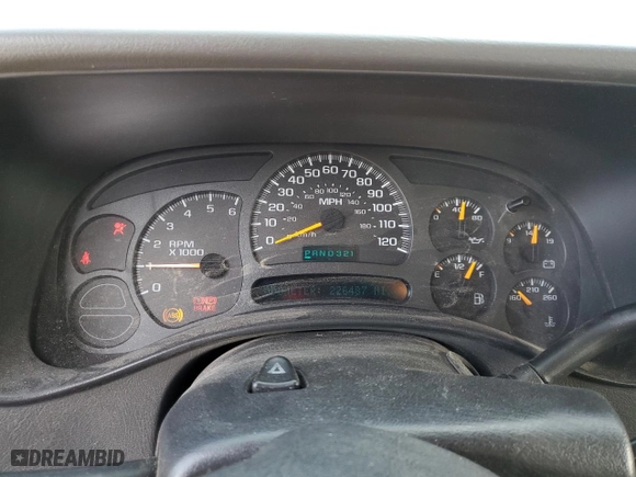 2004 Chevrolet Silverado 1500 Work Truck with VIN 2GCEC19V241109958, listed as a Copart auction lot 48849725 with 226,487 mi miles and Salvage Title. Bid and sale history available at carsss.com. Image 9.