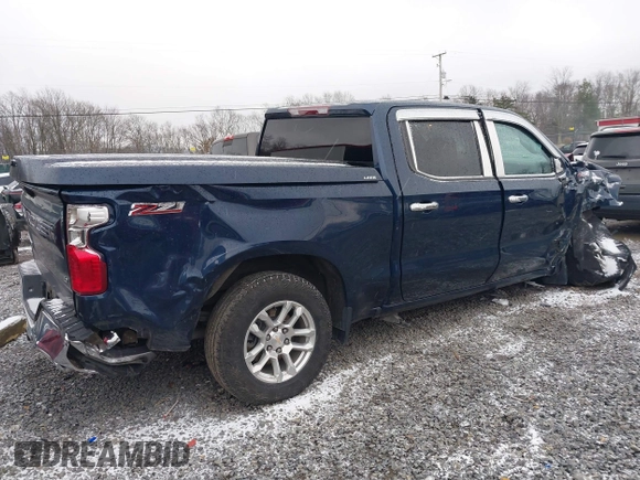 2022 Chevrolet Silverado 1500 LT with VIN 1GCUDDET0NZ597606, listed as a IAAI auction lot 40943441 with 32,673 mi miles and . Bid and sale history available at DreamBid. Image 4.