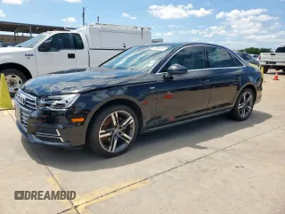 2018 Audi A4 Premium Plus with VIN WAULMAF4XJA113934, listed as a Copart auction lot 56060085 with 43,896 mi miles and Salvage title. Bid and sale history available at DreamBid. Image 1.