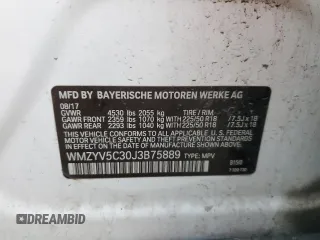 2018 MINI Countryman Cooper with VIN WMZYV5C30J3B75889, listed as a Copart auction lot 74549444 with 78,744 mi miles and Salvage Title. Bid and sale history available at carsss.com. Image 12.