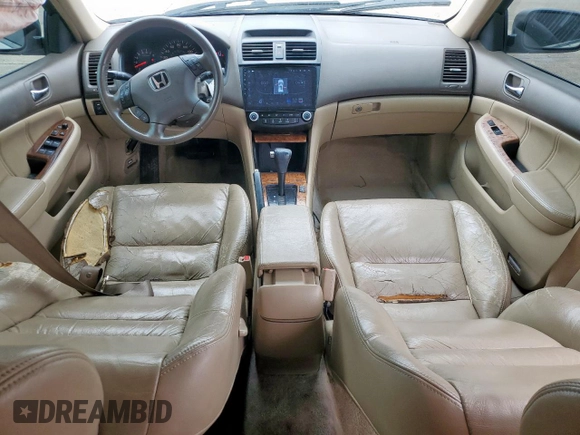 2005 Honda Accord EX z VIN 1HGCM56705A001560, wystawiony jako Copart lot #55793455 z przebiegiem 212 256 mil mil oraz Szkody całkowita. Historia ofert i sprzedaży dostępna na DreamBid. Obrazek 8.
