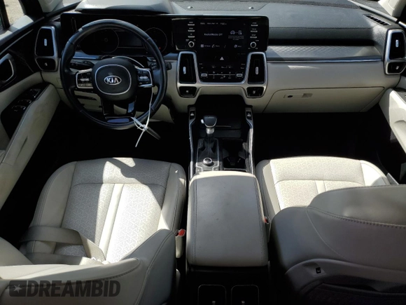 2021 Kia Sorento S with VIN 5XYRLDLC4MG013233, listed as a Copart auction lot 42409505 with 63,577 mi miles and Salvage Title. Bid and sale history available at DreamBid. Image 8.