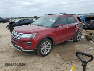 2019 Ford Explorer Limited z VIN 1FM5K7FH1KGA96037, wystawiony jako Copart lot #83707294 z przebiegiem 58 764 mil mil oraz Szkoda całkowita • Salvage title. Historia ofert i sprzedaży dostępna na DreamBid. Obrazek 1.