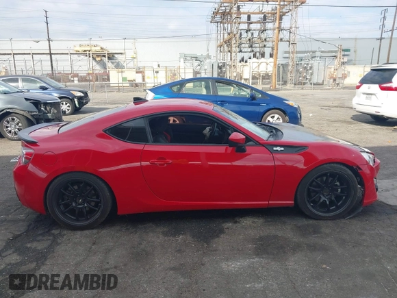 2016 Scion FR-S with VIN JF1ZNAA11G9709120, listed as a IAAI auction lot 41361502 with 74,281 mi miles. Bid and sale history available at carsss.com. Image 14.