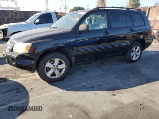 2007 Toyota Highlander Hybrid with VIN JTEGW21A370023066, listed as a Copart auction lot 87265684 with 152,857 mi miles and Non Repairable. Bid and sale history available at carsss.com. Image 1.