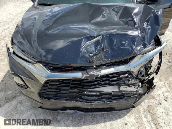 2022 Chevrolet Blazer RS z VIN 3GNKBERS9NS214805, wystawiony jako Copart lot #58304495 z przebiegiem Nie podano mil oraz Nie do naprawy • Non repairable. Historia ofert i sprzedaży dostępna na DreamBid. Obrazek 12.