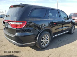 2017 Dodge Durango SXT with VIN 1C4RDHAG7HC838767, listed as a Copart auction lot 48947415 with 186,707 mi miles and Clean title. Bid and sale history available at DreamBid. Image 3.