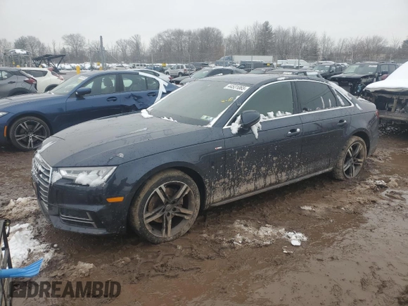 2018 Audi A4 Premium Plus z VIN WAULMAF46JN006954, wystawiony jako Copart lot #44531065 z przebiegiem 86 121 mil mil oraz Szkoda całkowita • Salvage title. Historia ofert i sprzedaży dostępna na DreamBid. Obrazek 1.