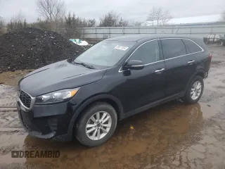 2019 Kia Sorento LX z VIN 5XYPG4A30KG575514, wystawiony jako Copart lot #85077354 z przebiegiem 112 262 mil mil oraz Szkoda całkowita • Salvage title. Historia ofert i sprzedaży dostępna na DreamBid. Obrazek 1.