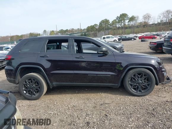 2021 Jeep Grand Cherokee 80th Anniversary with VIN 1C4RJFBG1MC600239, listed as a IAAI auction lot 42103490 with 47,005 mi miles and . Bid and sale history available at DreamBid. Image 14.
