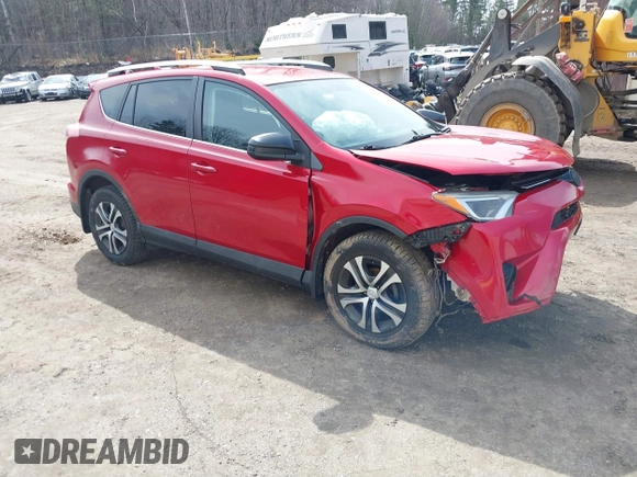 2016 Toyota RAV4 LE with VIN 2T3BFREV7GW517043, listed as a IAAI auction lot 41828999 with 103,587 mi miles. Bid and sale history available at carsss.com. Image 1.
