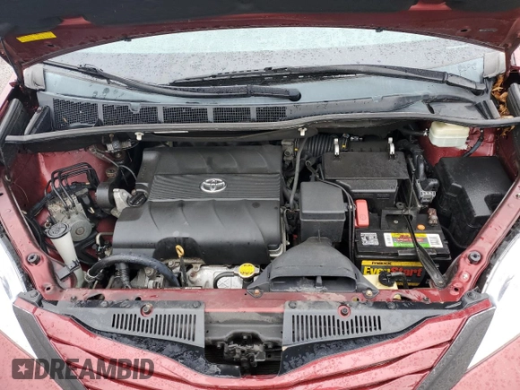 2015 Toyota Sienna LE AAS with VIN 5TDKK3DCXFS537375, listed as a Copart auction lot 51580235 with 77,389 mi miles and Salvage Title. Bid and sale history available at carsss.com. Image 14.