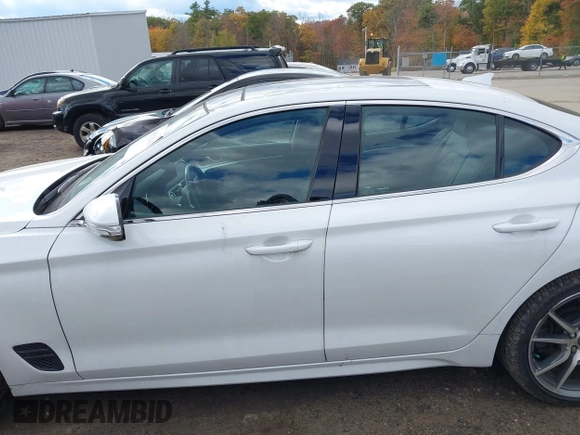 2022 Genesis G70 2.0T with VIN KMTG34TA1NU098409, listed as a IAAI auction lot 40532561 with 24,602 mi miles and . Bid and sale history available at DreamBid. Image 14.