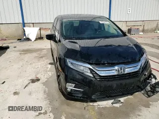 2020 Honda Odyssey Elite with VIN 5FNRL6H91LB032529, listed as a Copart auction lot 47424275 with 54,500 mi miles and Salvage Title. Bid and sale history available at DreamBid. Image 14.