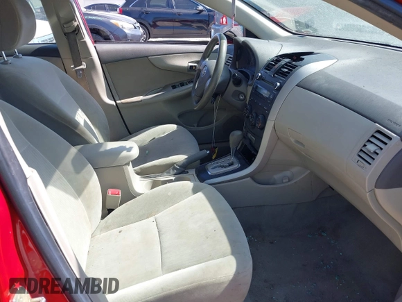 2010 Toyota Corolla with VIN 2T1BU4EEXAC312603, listed as a IAAI auction lot 41771698 with 192,946 mi miles and . Bid and sale history available at carsss.com. Image 5.