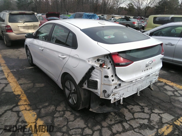 2019 Hyundai Ioniq Blue with VIN KMHC65LC7KU175237, listed as a IAAI auction lot 35784984 with 138,348 mi miles and . Bid and sale history available at DreamBid. Image 3.