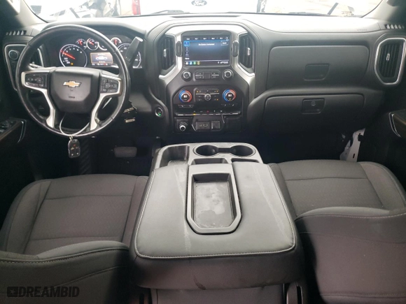 2019 Chevrolet Silverado 1500 LT with VIN 3GCPYDEK3KG124805, listed as a Copart auction lot 51585145 with 90,579 mi miles and Salvage Title. Bid and sale history available at carsss.com. Image 8.