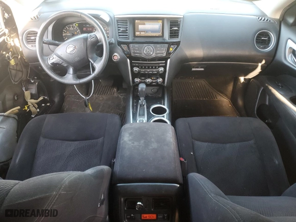 2015 Nissan Pathfinder Platinum with VIN 5N1AR2MM7FC689010, listed as a Copart auction lot 48248715 with 98,157 mi miles and Salvage Title. Bid and sale history available at carsss.com. Image 8.