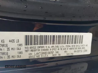 2011 Jeep Patriot Sport with VIN 1J4NT1GAXBD180787, listed as a IAAI auction lot 42102556 with 95,426 mi miles and . Bid and sale history available at DreamBid. Image 9.