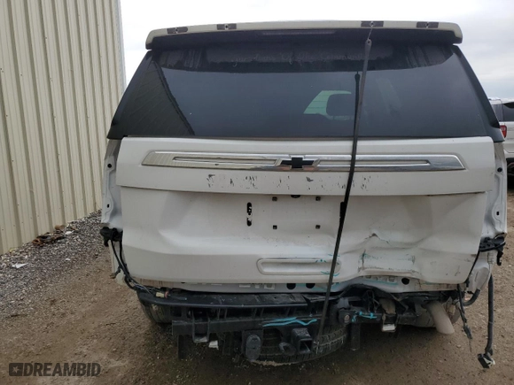 2022 Chevrolet Tahoe Commercial with VIN 1GNSCLEDXNR244388, listed as a Copart auction lot 78659274 with 17,521 mi miles and Salvage Title. Bid and sale history available at carsss.com. Image 6.