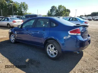 2008 Ford Focus SE with VIN 1FAHP35N68W189448, listed as a Copart auction lot 69706044 with 60,721 mi miles and Salvage Title. Bid and sale history available at carsss.com. Image 2.