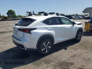 2020 Lexus NX 300h with VIN JTJGJRDZ8L5008635, listed as a Copart auction lot 61478925 with 57,773 mi miles and Salvage title. Bid and sale history available at DreamBid. Image 3.
