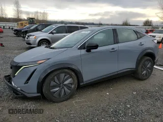 2024 Nissan ARIYA Engage z VIN JN1AF0BA9RM435519, wystawiony jako Copart lot #87258264 z przebiegiem 3 487 mil mil oraz Szkoda całkowita • Salvage title. Historia ofert i sprzedaży dostępna na DreamBid. Obrazek 1.