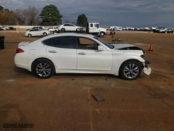 2013 Infiniti M37 with VIN JN1BY1AP6DM510566, listed as a Copart auction lot 86331454 with 0 miles and Salvage Title. Bid and sale history available at carsss.com. Image 14.