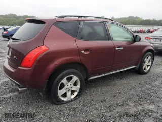 2005 Nissan Murano SL with VIN JN8AZ08T55W321467, listed as a Copart auction lot 71880514 with 127,320 mi miles and Salvage Title. Bid and sale history available at carsss.com. Image 3.