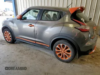 2015 Nissan Juke SV with VIN JN8AF5MV5FT552577, listed as a Copart auction lot 58601095 with 121,896 mi miles and Salvage title. Bid and sale history available at DreamBid. Image 2.