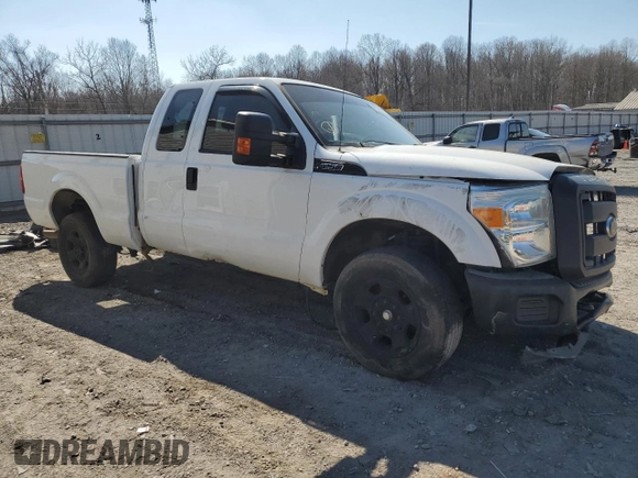 2012 Ford Super Duty F-250 SRW XL with VIN 1FT7X2A63CEB54671, listed as a Copart auction lot 47761815 with 0 mi miles and Salvage Title. Bid and sale history available at carsss.com. Image 4.