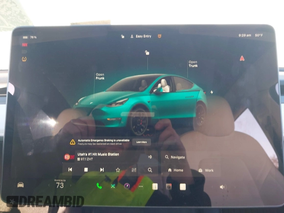 2022 Tesla Model Y Performance with VIN 7SAYGDEF0NF447541, listed as a IAAI auction lot 41762592 with 41,204 mi miles and . Bid and sale history available at DreamBid. Image 19.