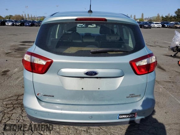 2013 Ford C-Max SEL with VIN 1FADP5BU6DL554714, listed as a Copart auction lot 52262895 with 185,375 mi miles and Salvage Title. Bid and sale history available at carsss.com. Image 6.
