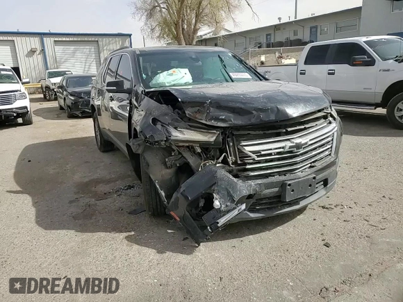 2023 Chevrolet Traverse LT Cloth with VIN 1GNERGKW7PJ222553, listed as a Copart auction lot 49293065 with 53,986 mi miles and Salvage Title. Bid and sale history available at carsss.com. Image 12.