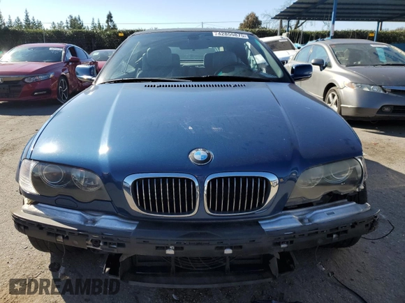2003 BMW 3 Series 330Ci with VIN WBABS534X3JU98220, listed as a Copart auction lot 42855875 with 169,990 mi miles and Salvage Title. Bid and sale history available at carsss.com. Image 5.