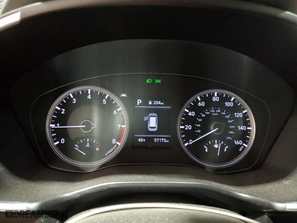 2019 Hyundai Santa Fe SE with VIN 5NMS2CAD6KH001484, listed as a Copart auction lot 52352875 with 57,173 mi miles and Salvage Title. Bid and sale history available at carsss.com. Image 9.
