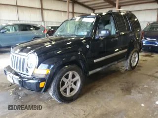 2006 Jeep Liberty Limited with VIN 1J4GL58K66W165494, listed as a Copart auction lot 59162625 with 106,334 mi miles and Salvage title. Bid and sale history available at DreamBid. Image 1.
