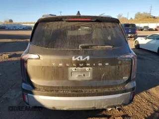 2023 Kia Telluride SX X-Line with VIN 5XYP5DGC9PG348620, listed as a Copart auction lot 84969524 with 39,489 mi miles and Salvage title. Bid and sale history available at DreamBid. Image 6.