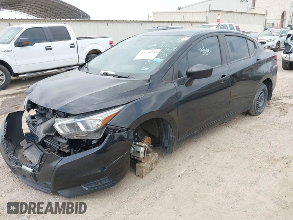 2020 Nissan Versa S with VIN 3N1CN8DV8LL916258, listed as a IAAI auction lot 42130248 with 45,414 mi miles. Bid and sale history available at carsss.com. Image 17.