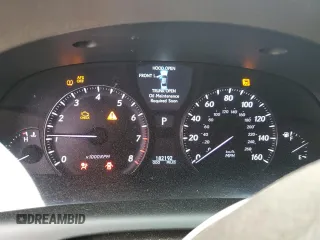 2007 Lexus LS 460 with VIN JTHBL46F975008533, listed as a Copart auction lot 55954265 with 182,192 mi miles and Salvage title. Bid and sale history available at DreamBid. Image 9.