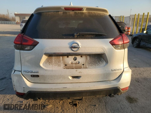 2017 Nissan Rogue S with VIN 5N1AT2MV6HC751171, listed as a Copart auction lot 48992275 with 129,959 mi miles and Salvage Title. Bid and sale history available at carsss.com. Image 6.