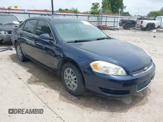 2008 Chevrolet Impala Police Police z VIN 2G1WS553781345393, wystawiony jako IAAI lot #42287554 z przebiegiem 155 806 mil mil oraz . Historia ofert i sprzedaży dostępna na DreamBid. Obrazek 1.