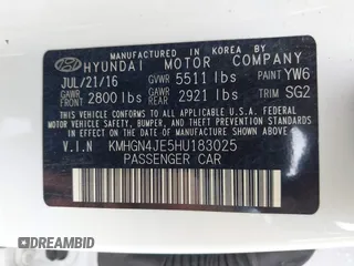 2017 Genesis G80 3.8L с VIN KMHGN4JE5HU183025, выставлен на аукционе IAAI как лот 42048920 с пробегом 90 073 миль миль и . История ставок и продаж доступна на DreamBid. Изображение 9.