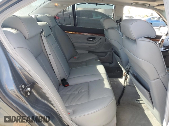 2001 BMW 7 Series 740i with VIN WBAGG83421DN87364, listed as a Copart auction lot 44462125 with 123,519 mi miles and Salvage title. Bid and sale history available at DreamBid. Image 10.