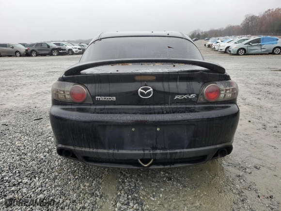 2004 Mazda RX-8 with VIN JM1FE173740121163, listed as a Copart auction lot 84343154 with 192,221 mi miles and Clean Title. Bid and sale history available at carsss.com. Image 6.