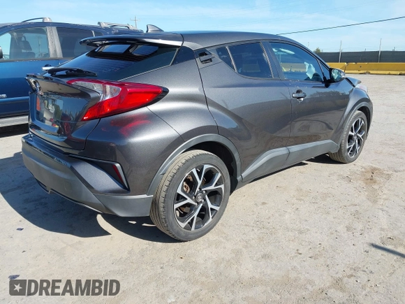 2018 Toyota C-HR XLE with VIN NMTKHMBX4JR024785, listed as a IAAI auction lot 42386488 with 83,230 mi miles and . Bid and sale history available at DreamBid. Image 4.
